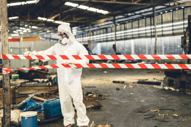 Professional Biohazard technician working in Tahoe City, CA